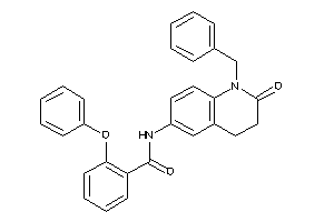 N-(1-benzyl-2-keto-3,4-dihydroquinolin-6-yl)-2-phenoxy-benzamide