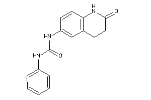 1-(2-keto-3,4-dihydro-1H-quinolin-6-yl)-3-phenyl-urea