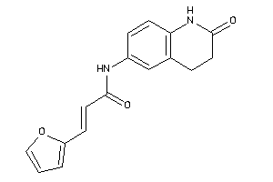 3-(2-furyl)-N-(2-keto-3,4-dihydro-1H-quinolin-6-yl)acrylamide