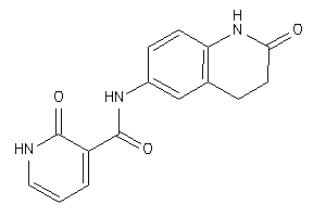 2-keto-N-(2-keto-3,4-dihydro-1H-quinolin-6-yl)-1H-pyridine-3-carboxamide