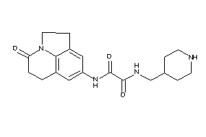 N-(ketoBLAHyl)-N'-(4-piperidylmethyl)oxamide