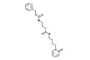 Image of N-[4-keto-4-[4-(2-keto-1-pyridyl)butylamino]butyl]carbamic Acid Benzyl Ester