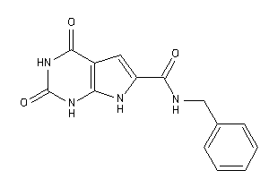 N-benzyl-2,4-diketo-1,7-dihydropyrrolo[2,3-d]pyrimidine-6-carboxamide