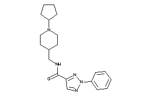 N-[(1-cyclopentyl-4-piperidyl)methyl]-2-phenyl-triazole-4-carboxamide