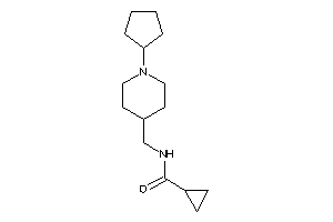 N-[(1-cyclopentyl-4-piperidyl)methyl]cyclopropanecarboxamide