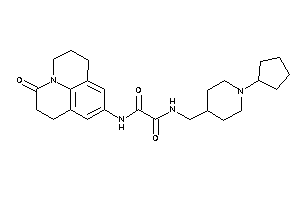 Image of N'-[(1-cyclopentyl-4-piperidyl)methyl]-N-(ketoBLAHyl)oxamide