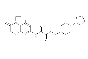N'-[(1-cyclopentyl-4-piperidyl)methyl]-N-(ketoBLAHyl)oxamide