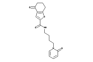 4-keto-N-[4-(2-keto-1-pyridyl)butyl]-6,7-dihydro-5H-benzofuran-2-carboxamide