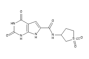 N-(1,1-diketothiolan-3-yl)-2,4-diketo-1,7-dihydropyrrolo[2,3-d]pyrimidine-6-carboxamide