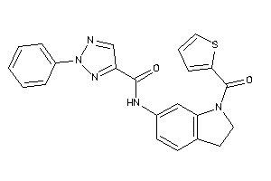 2-phenyl-N-[1-(2-thenoyl)indolin-6-yl]triazole-4-carboxamide