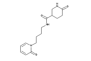 6-keto-N-[4-(2-keto-1-pyridyl)butyl]nipecotamide