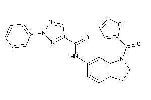 N-[1-(2-furoyl)indolin-6-yl]-2-phenyl-triazole-4-carboxamide