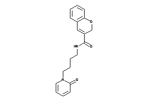 N-[4-(2-keto-1-pyridyl)butyl]-2H-chromene-3-carboxamide