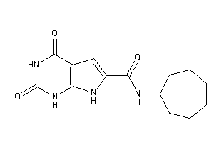 N-cycloheptyl-2,4-diketo-1,7-dihydropyrrolo[2,3-d]pyrimidine-6-carboxamide