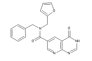 Image of N-benzyl-N-(2-furfuryl)-4-keto-3H-pyrido[2,3-d]pyrimidine-6-carboxamide