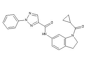 N-[1-(cyclopropanecarbonyl)indolin-6-yl]-2-phenyl-triazole-4-carboxamide