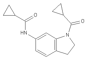 N-[1-(cyclopropanecarbonyl)indolin-6-yl]cyclopropanecarboxamide