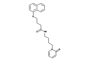 Image of N-[4-(2-keto-1-pyridyl)butyl]-4-(1-naphthoxy)butyramide