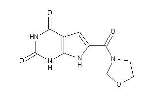 6-(oxazolidine-3-carbonyl)-1,7-dihydropyrrolo[2,3-d]pyrimidine-2,4-quinone