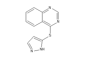 4-(1H-pyrazol-5-ylthio)quinazoline