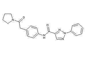 N-[4-(2-keto-2-pyrrolidino-ethyl)phenyl]-2-phenyl-triazole-4-carboxamide