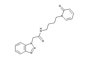 2-(benzotriazol-1-yl)-N-[4-(2-keto-1-pyridyl)butyl]acetamide