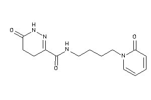 6-keto-N-[4-(2-keto-1-pyridyl)butyl]-4,5-dihydro-1H-pyridazine-3-carboxamide