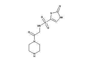 2-keto-N-(2-keto-2-piperazino-ethyl)-4-thiazoline-5-sulfonamide