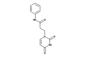 3-(2,4-diketopyrimidin-1-yl)-N-phenyl-propionamide