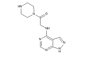 1-piperazino-2-(1H-pyrazolo[3,4-d]pyrimidin-4-ylamino)ethanone