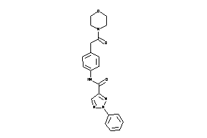 N-[4-(2-keto-2-morpholino-ethyl)phenyl]-2-phenyl-triazole-4-carboxamide