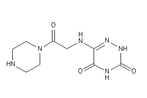 6-[(2-keto-2-piperazino-ethyl)amino]-2H-1,2,4-triazine-3,5-quinone