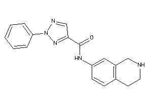 2-phenyl-N-(1,2,3,4-tetrahydroisoquinolin-7-yl)triazole-4-carboxamide