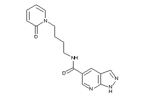 N-[4-(2-keto-1-pyridyl)butyl]-1H-pyrazolo[3,4-b]pyridine-5-carboxamide