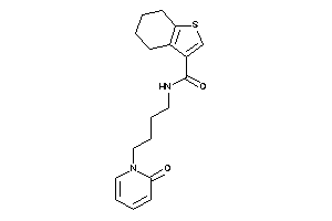 N-[4-(2-keto-1-pyridyl)butyl]-4,5,6,7-tetrahydrobenzothiophene-3-carboxamide