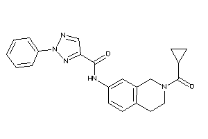 N-[2-(cyclopropanecarbonyl)-3,4-dihydro-1H-isoquinolin-7-yl]-2-phenyl-triazole-4-carboxamide