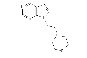 4-(2-pyrrolo[2,3-d]pyrimidin-7-ylethyl)morpholine