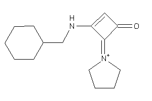 3-(cyclohexylmethylamino)-4-pyrrolidin-1-ium-1-ylidene-cyclobut-2-en-1-one