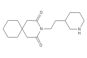 3-[2-(3-piperidyl)ethyl]-3-azaspiro[5.5]undecane-2,4-quinone