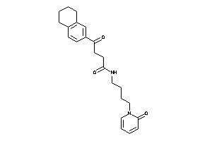 Image of 4-keto-N-[4-(2-keto-1-pyridyl)butyl]-4-tetralin-6-yl-butyramide