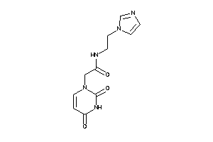 2-(2,4-diketopyrimidin-1-yl)-N-(2-imidazol-1-ylethyl)acetamide