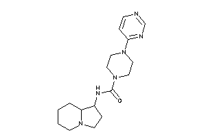 N-indolizidin-1-yl-4-(4-pyrimidyl)piperazine-1-carboxamide