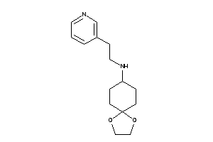1,4-dioxaspiro[4.5]decan-8-yl-[2-(3-pyridyl)ethyl]amine