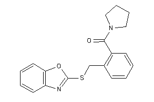 [2-[(1,3-benzoxazol-2-ylthio)methyl]phenyl]-pyrrolidino-methanone