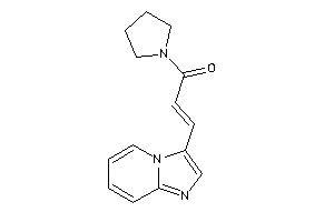 3-imidazo[1,2-a]pyridin-3-yl-1-pyrrolidino-prop-2-en-1-one