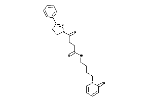 4-keto-N-[4-(2-keto-1-pyridyl)butyl]-4-(3-phenyl-2-pyrazolin-1-yl)butyramide