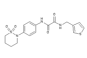 N'-[4-(1,1-diketothiazinan-2-yl)phenyl]-N-(3-thenyl)oxamide