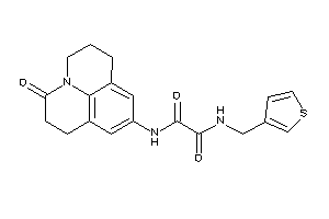 Image of N-(ketoBLAHyl)-N'-(3-thenyl)oxamide