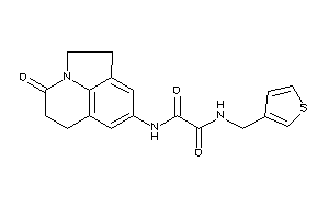 Image of N-(ketoBLAHyl)-N'-(3-thenyl)oxamide