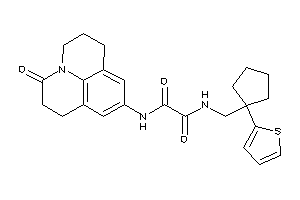 Image of N-(ketoBLAHyl)-N'-[[1-(2-thienyl)cyclopentyl]methyl]oxamide